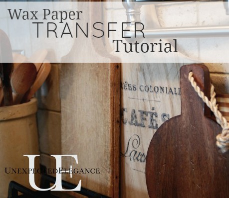 Transfer Images Using Wax Paper: Tutorial