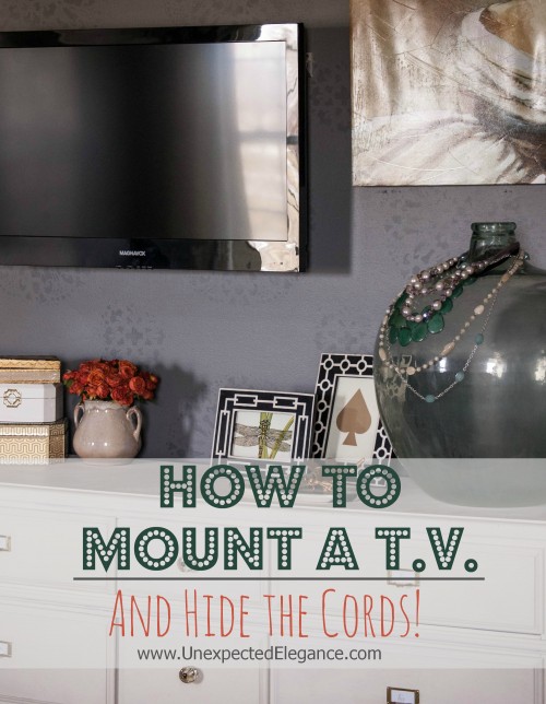 How to Mount a TV and Hide the Cords