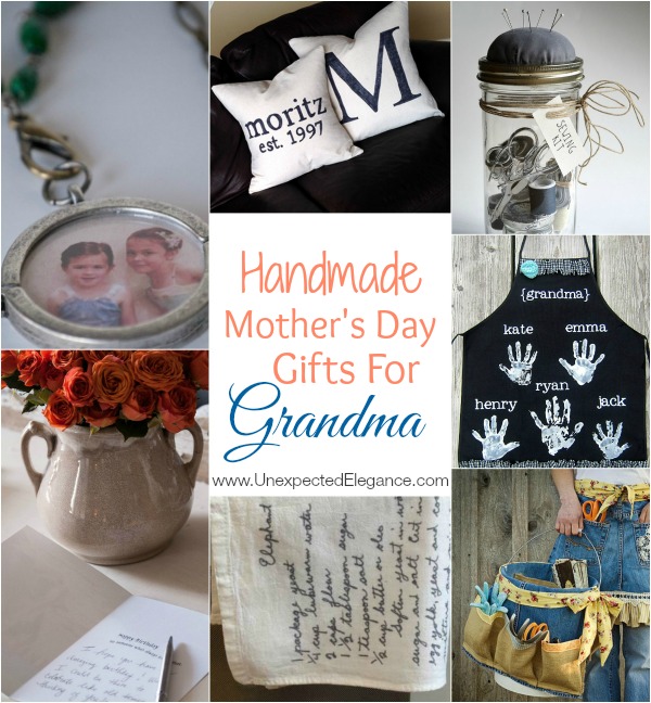 Handmade Mother's Day Gifts for Grandma