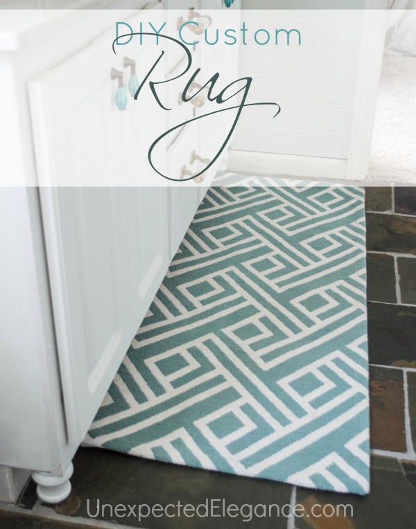 DIY Custom Rug: Modify a Rug to Fit any Space | Unexpected ...