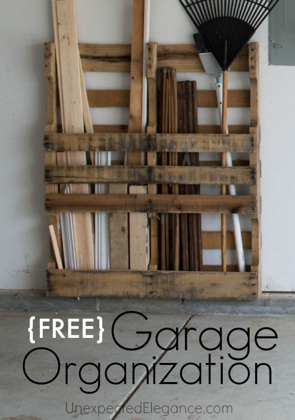 Easy DIY Garage Shelves with FREE PLANS