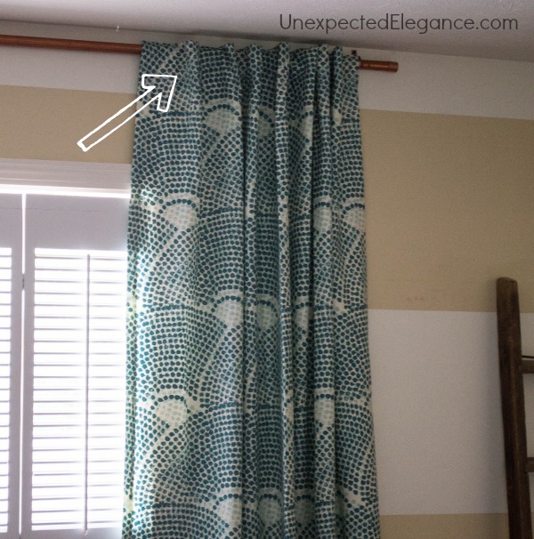 Curtain Hack - Neat Curtain Pleats - DIY Curtain Pleats - Amazing Results -  So Easy - No Cost! 