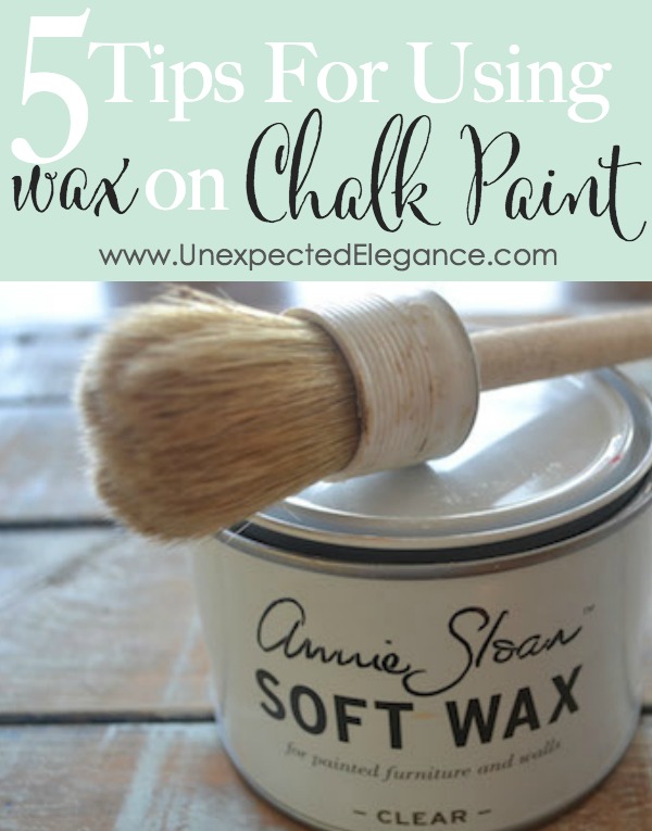 chalk paint wax tips