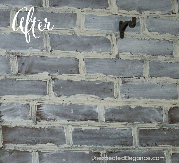 Do you have a space that needs a little bit of texture and love the look of brick? Check out this tutorial for a DIY brick wall that looks like the real thing! Just a few easy steps can transform a faux brick panel and no one will be able to tell they aren't real brick walls.