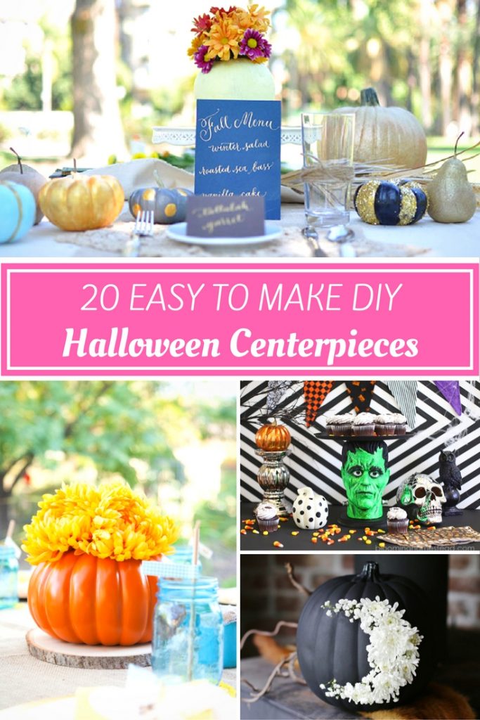 Easy to Make Halloween Centerpieces